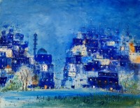 Hamid Alvi, 24 x 30 inch, Oil on Canvas, Cityscape Painting, AC-HA-051